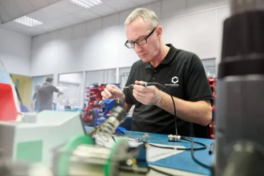 Oxcryo staff member soldering circuitry